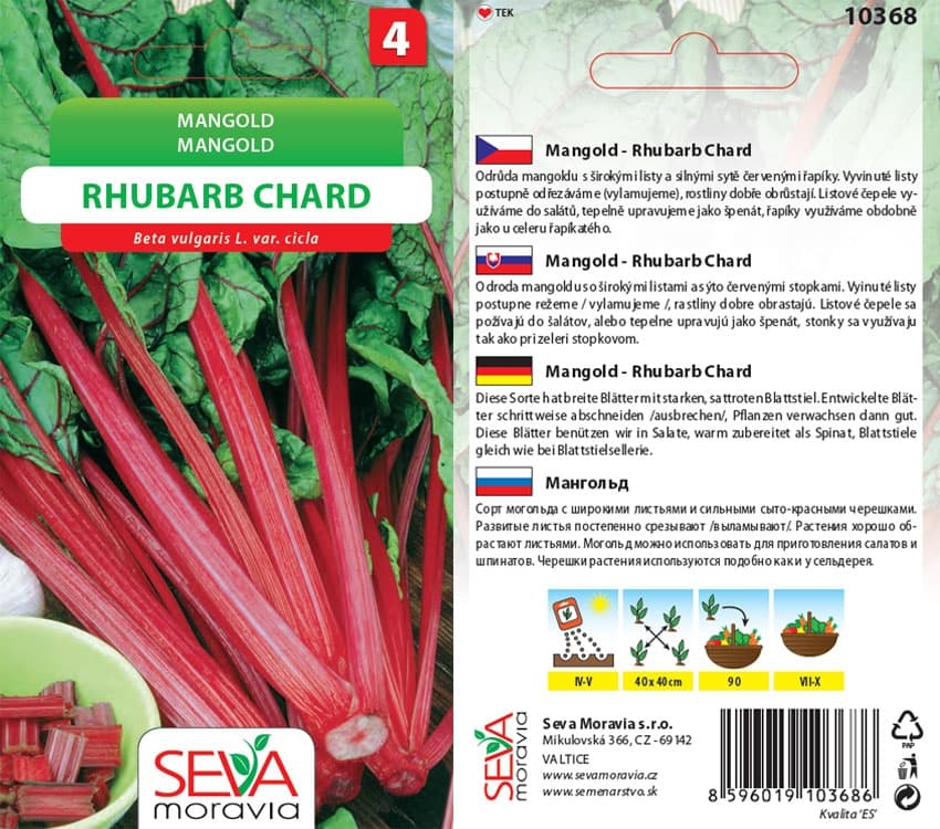 10368  Mangold Rhubarb Chard 4g / 1504