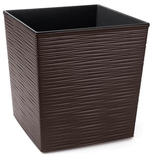 LAMELA Květináč JUKA 19x19m vrub mokka