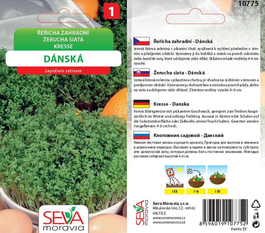 10775 Řeřicha zahradní Dánská 5g / 2911