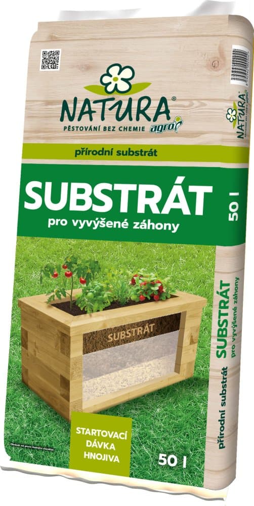 NATURA Substrát pro vyvýšené záhony 50 l