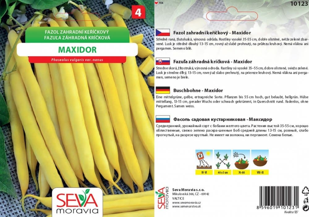 Fazol Maxidor 250g ZAHRADNICKÉ BALENÍ