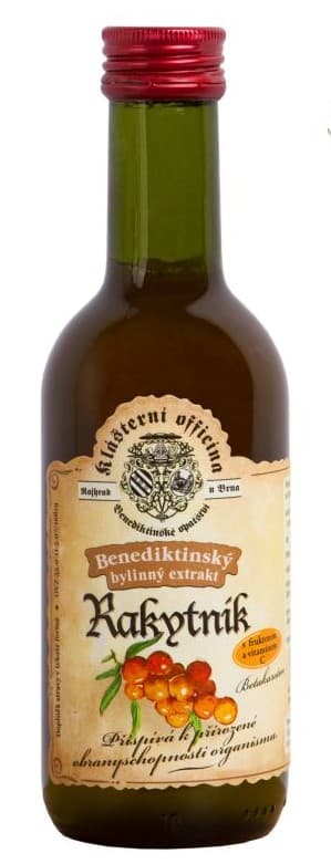 Bylinný fruktózový sirup RAKYTNÍK 290 g