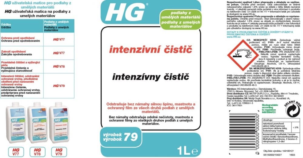 HG 15010 Intenzivní čistič 1L - náhled 3