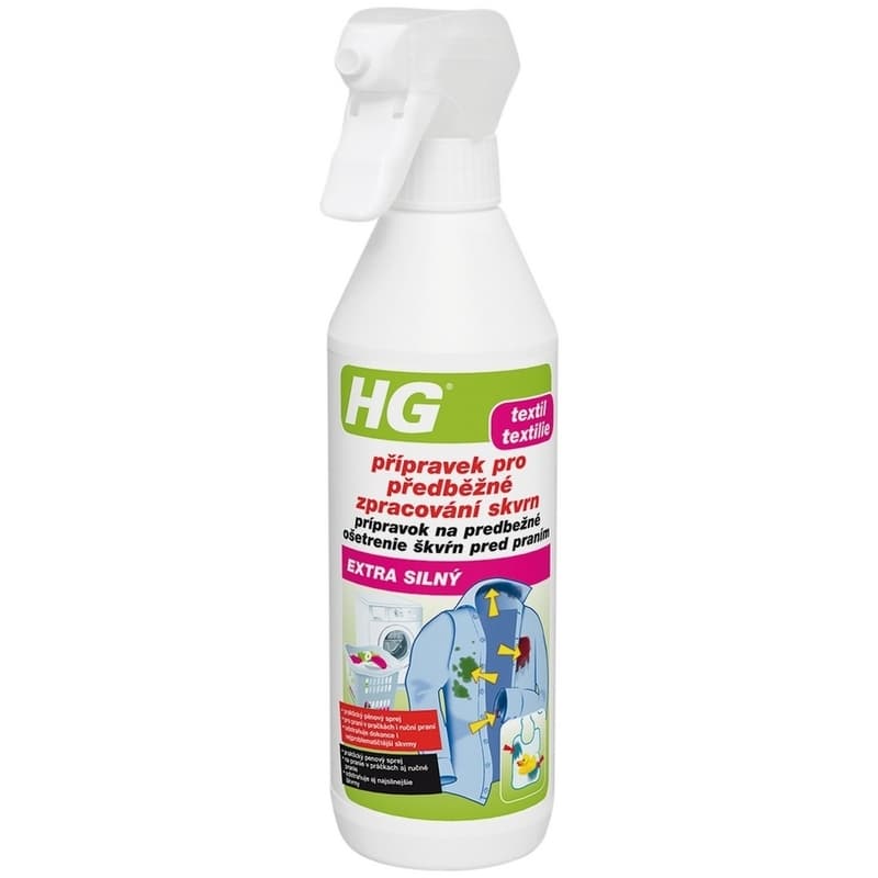 HG 64905 Extra silný přípravek pro předběžné zpracování skvrn 500ml - náhled 2