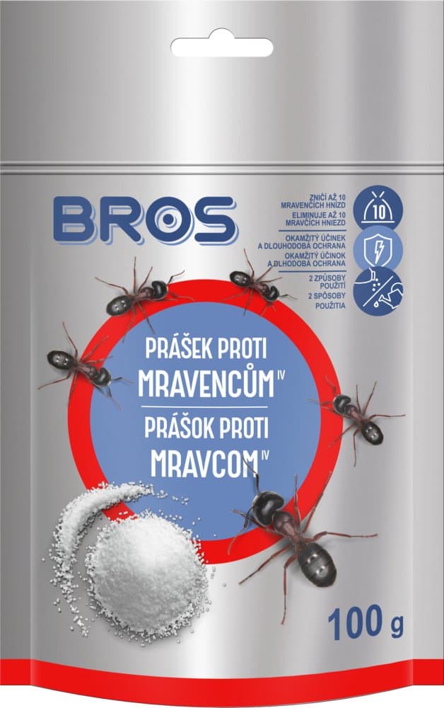 Bros Prášek proti mravencům 100g sáček