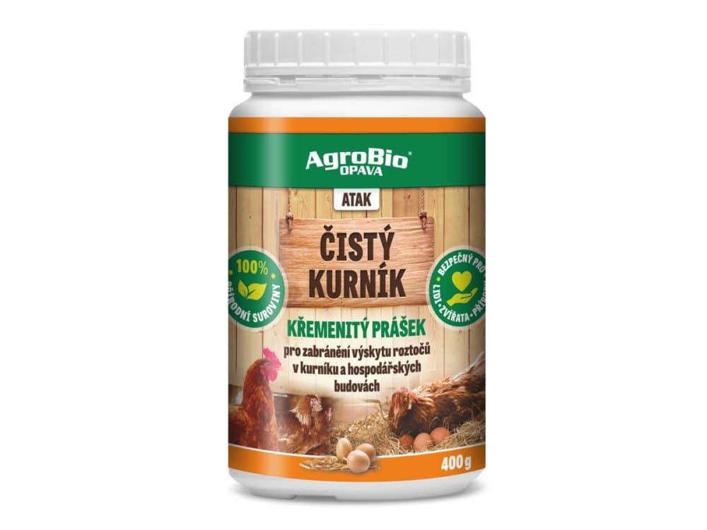 Atak Čistý kurník Křemenitý prášek 400g