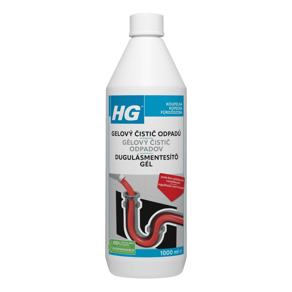 HG 54010 Gelový čistič odpadů 1l