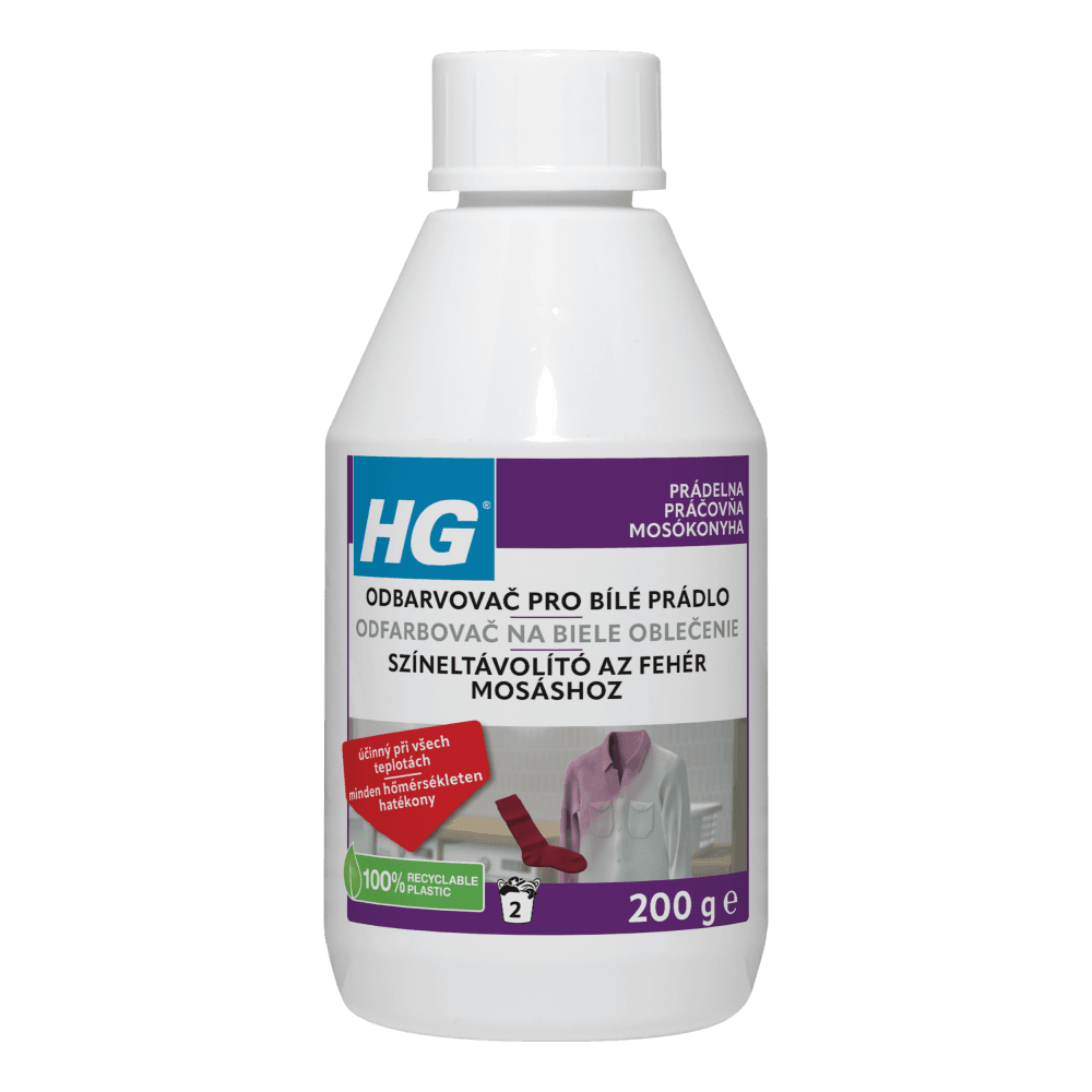 HG 27503 Odbarvovač pro omylem zabarvené bílé prádlo 200g