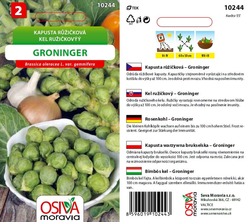 10244 Kapusta růž. Groninger 0,8g / 1211