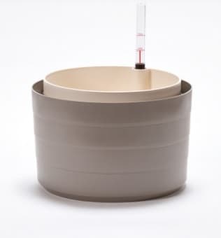 Žardinka samozavlažovací Berberis 30cm Taupe + slonová kost