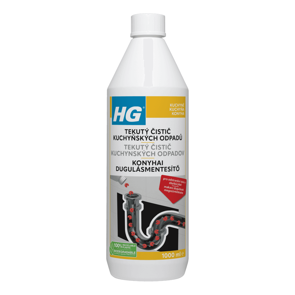 HG 48110 Tekutý bio čistič kuchyňských odpadů 1000ml