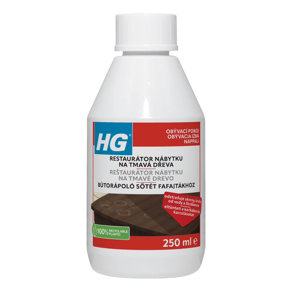 HG 41003 Restaurátor nábytku pro tmavé druhy dřeva 250ml