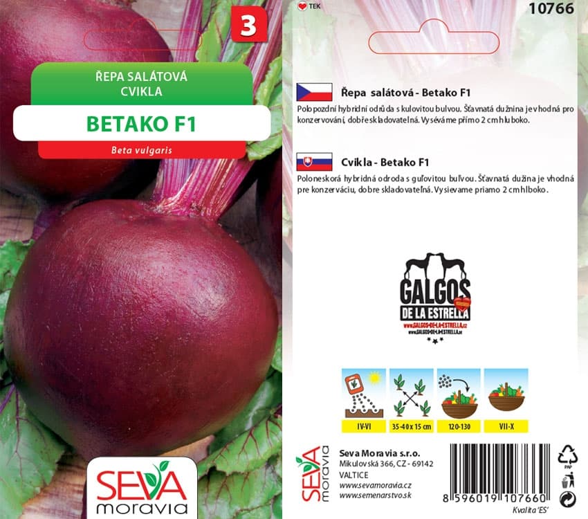 10766 Řepa salátová Betako F1 2g / 2904