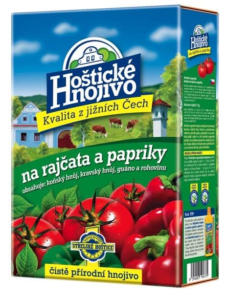 Hoštické hnojivo s guánem Rajčata a papriky 1kg