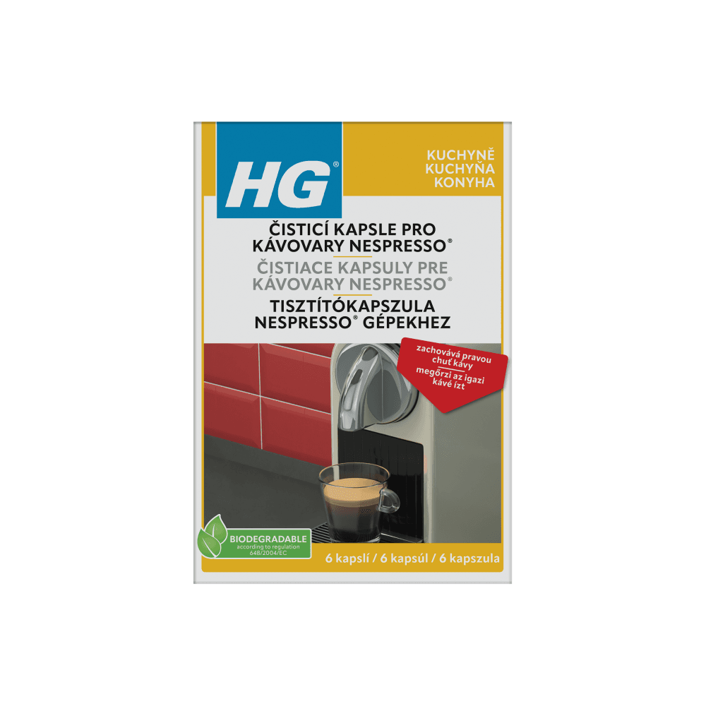HG 67800 Čistící kapsle pro kávovary Nespresso (6 kapslí)