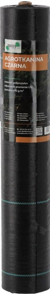 Tkaná textilie černá 90g (role) 1,6x50m / CH6407