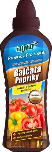 Organo-minerální kapalné hnojivo na rajčata, papriky a okurky 1 l