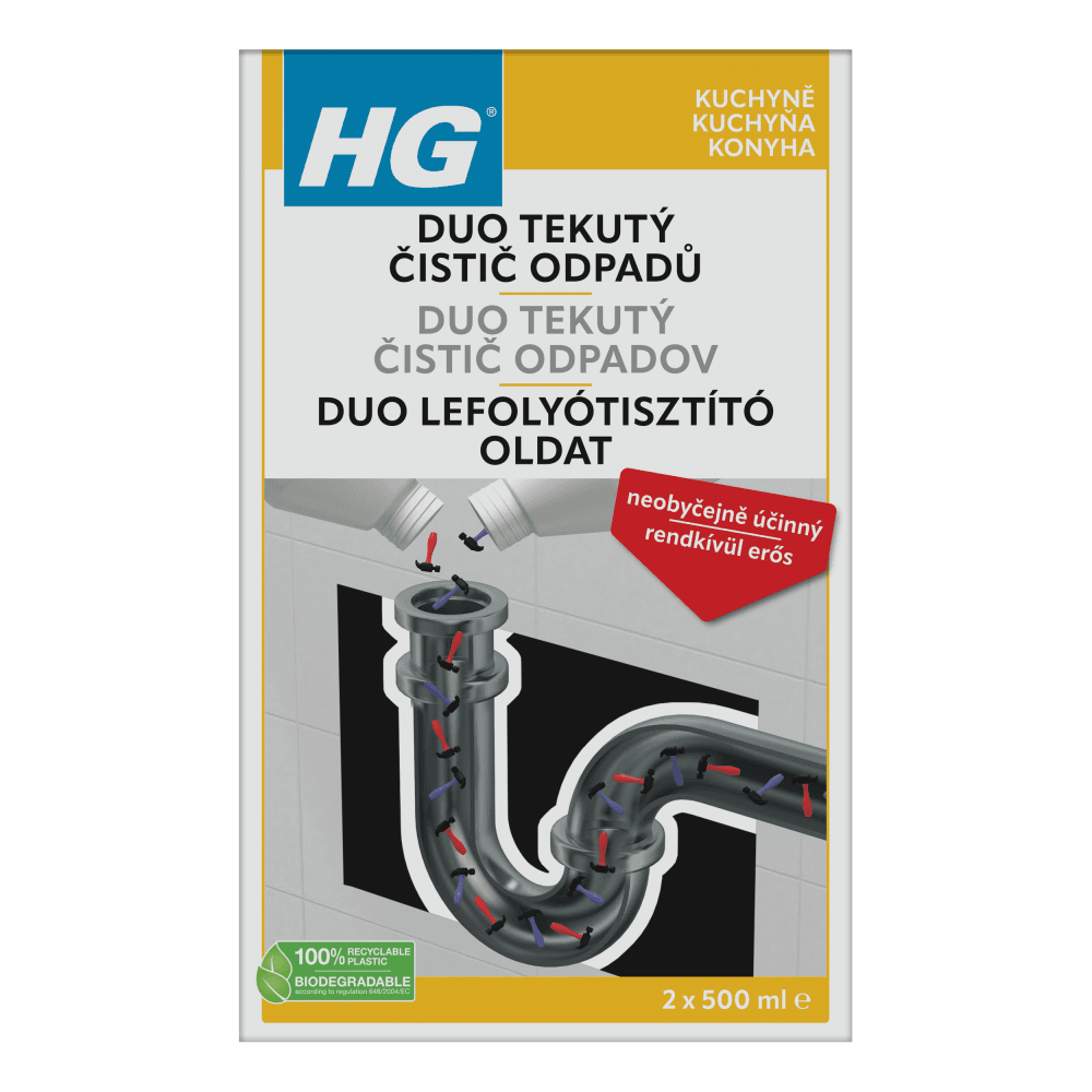 HG 34310 Duo tekutý čistic odpadů 1000ml