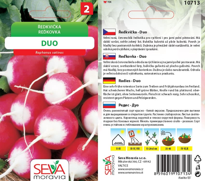 10713 Ředkvička Duo 5g / 2802