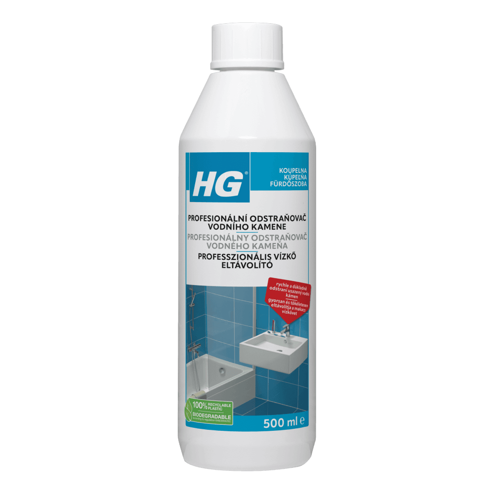 HG 10005 Profesionální odstraňovač vodního kamene 500ml