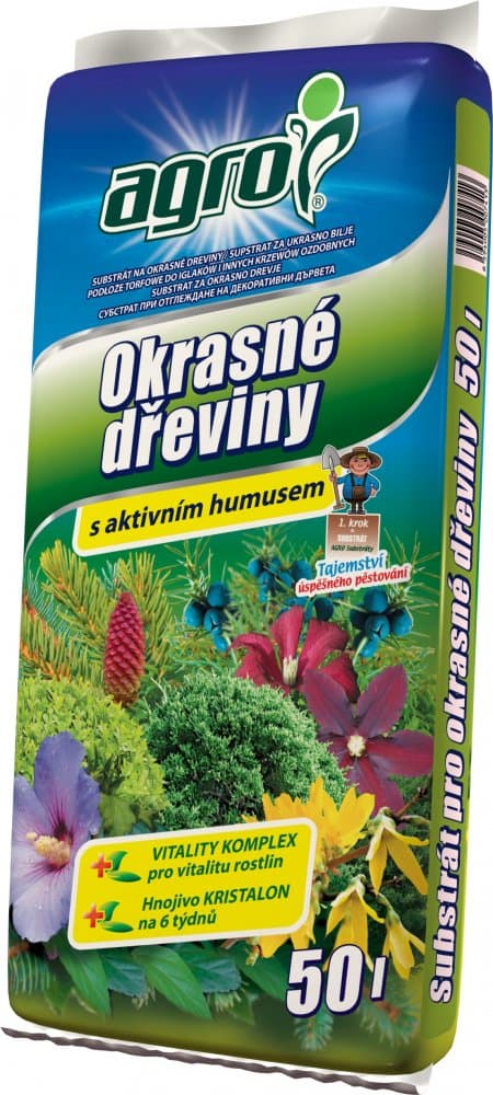 Substrát pro okrasné dřeviny 50l