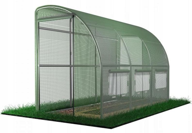 Foliovník segmentový přístěnný 3x1,5x2m ZELENÝ/ CH1422 - náhled 3