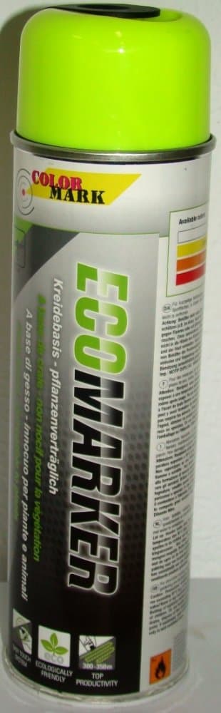 Sprej Ecomarker křídový 500ml - žlutá