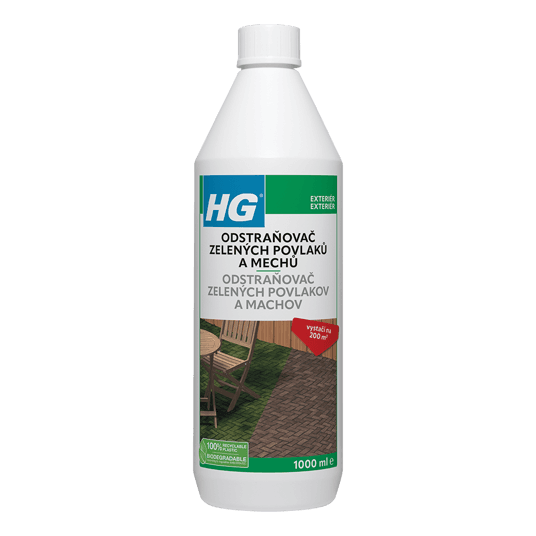 HG 18110 Odstraňovač zelených povlaků a mechů 1000ml