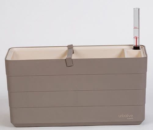 Truhlík Berberis 40 cm Taupe + Slonová kost - náhled 1