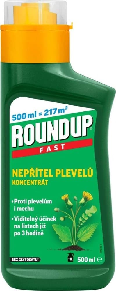 Roundup fast 500ml BEZ GLYFOSÁTU