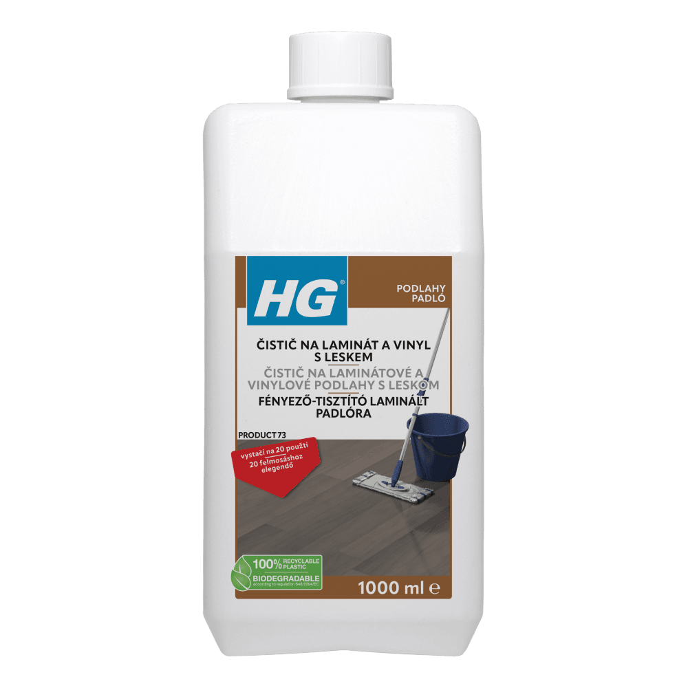 HG 46410 Čistič s leskem pro lamin. plovoucí podlahy 1000ml