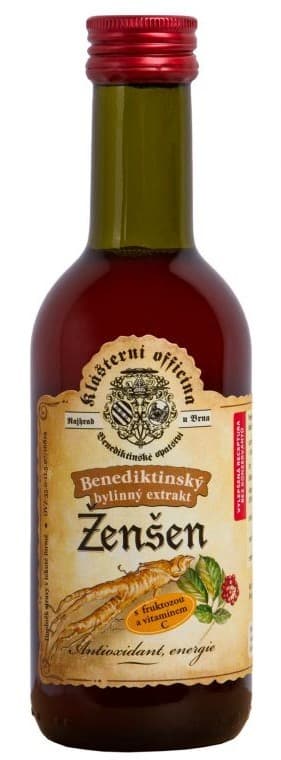 Bylinný fruktózový sirup ŽENŠEN 290 g