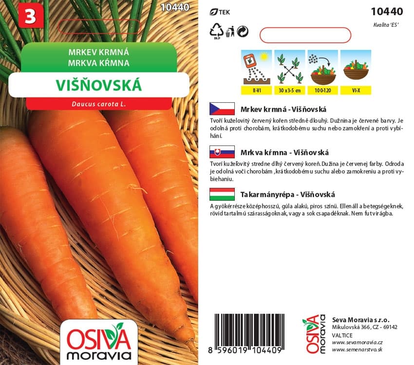10440 Mrkev krmná Višňovská 3g / 1709