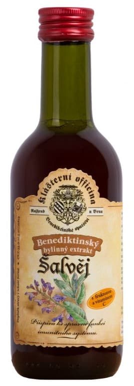 Bylinný fruktózový sirup ŠALVĚJ 290 g