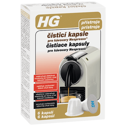 HG 67800 Čistící kapsle pro kávovary Nespresso (6 kapslí) - náhled 4
