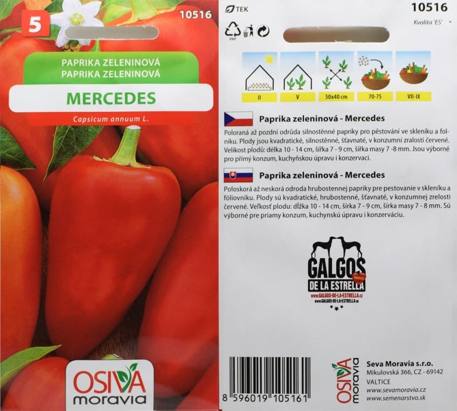 10516 Paprika Mercedes 0,5g / 2111