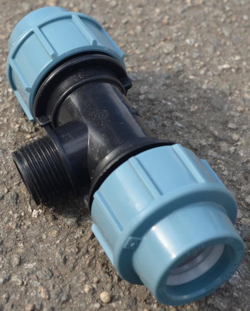 PPS T-kus (spojka) z 32mm na 1" vnější závit - náhled 2