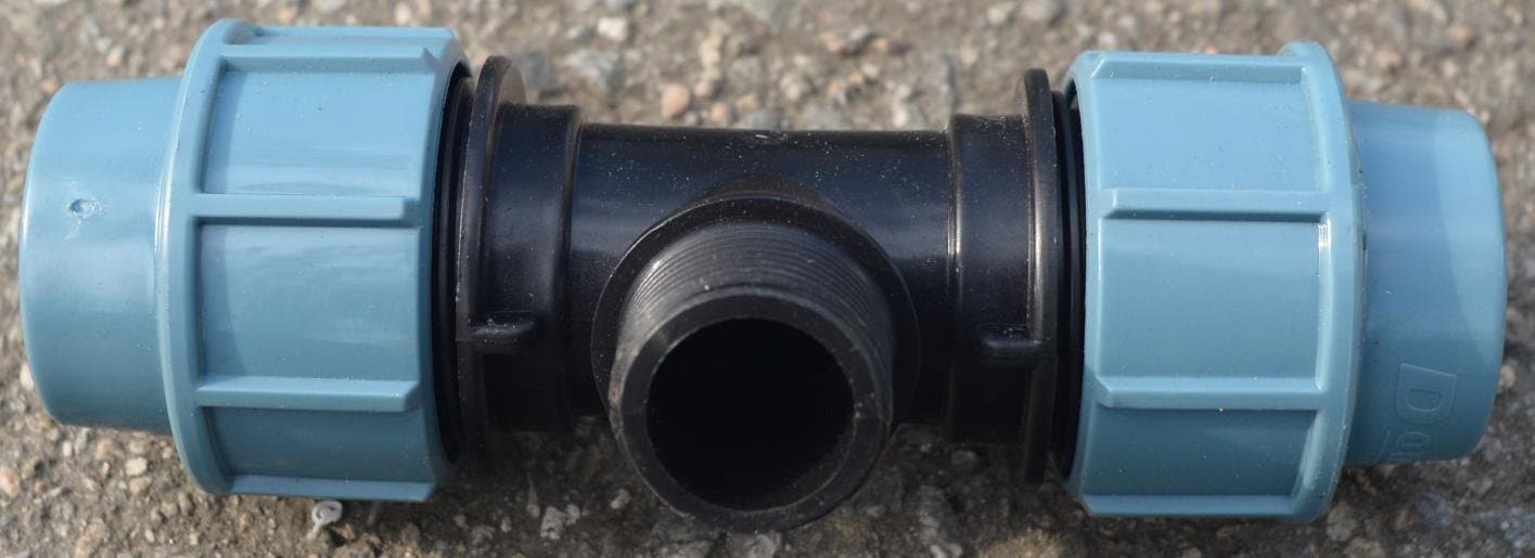 PPS T-kus (spojka) z 32mm na 1" vnější závit - náhled 4