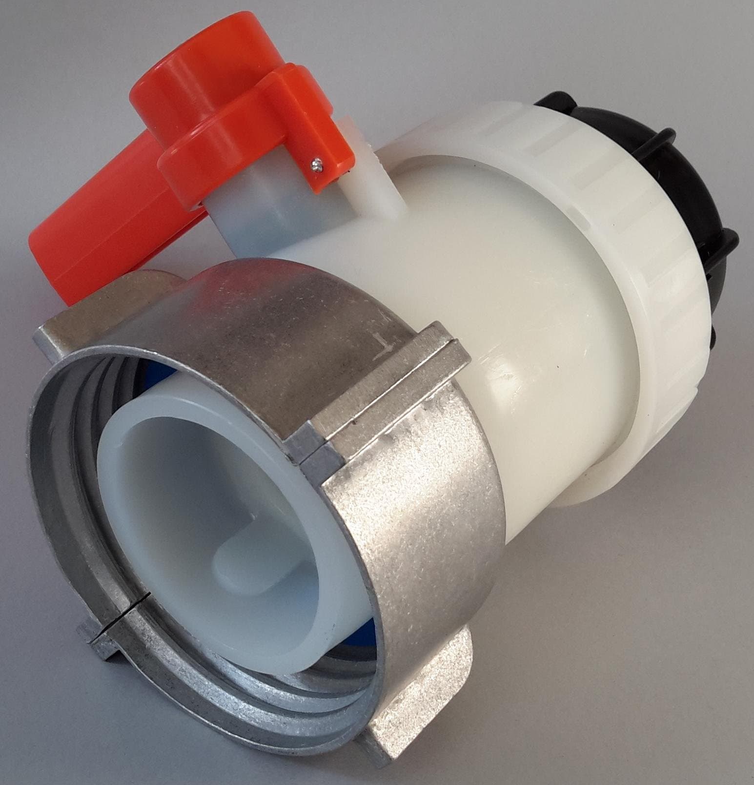 IBC kohout šroubovací 80mm / DN 50 hrubý zavit  S60x6 - náhled 5