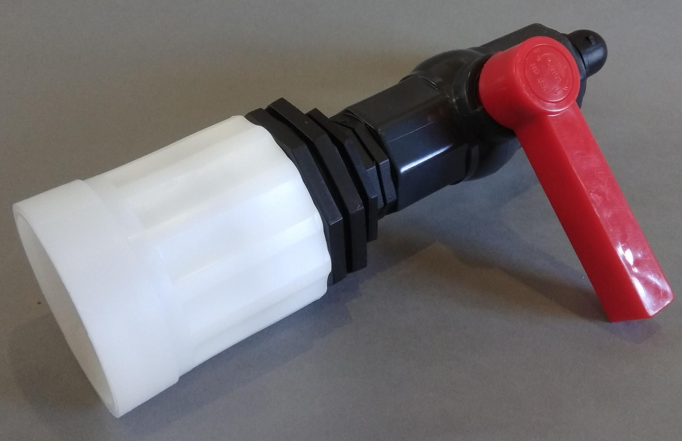IBC redukce z DN50 (S60x6- 2") na plastový kohout 1 " - náhled 4