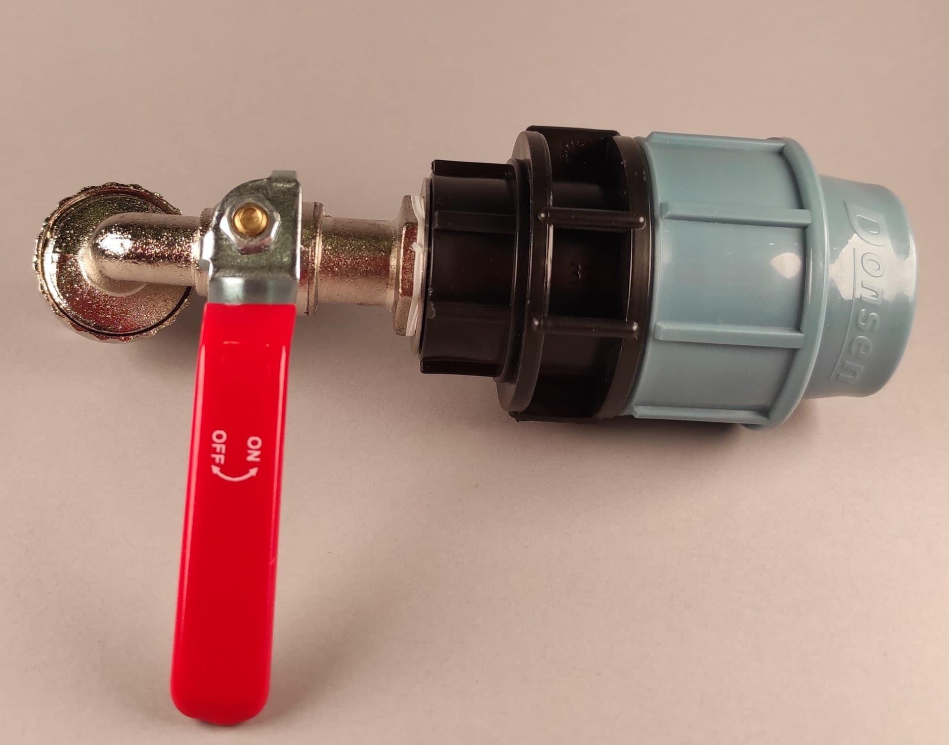 PPS redukce z 32mm na mosazný kohout 3/4" - náhled 3