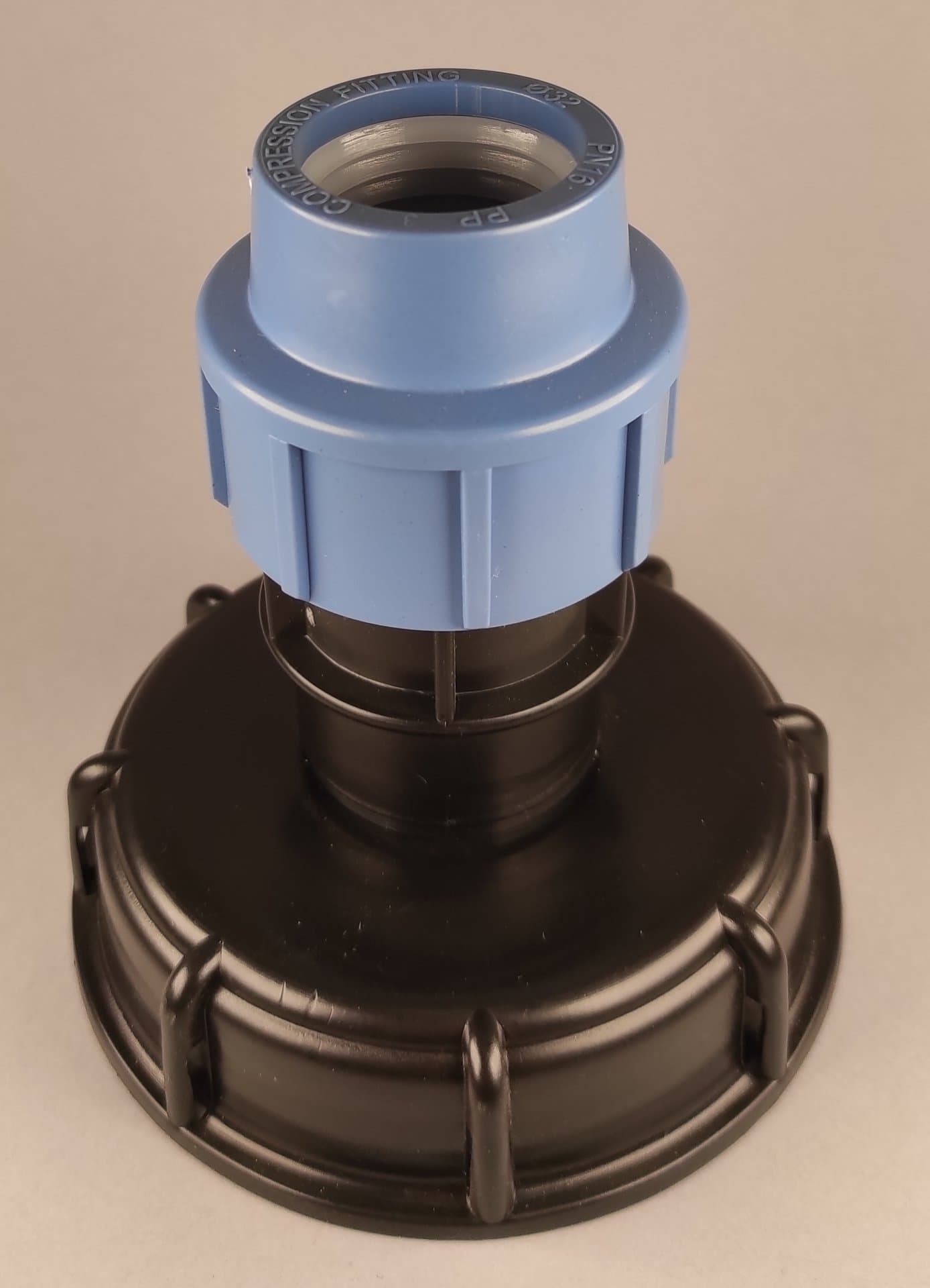 IBC redukce DN80 hrubý závit na PPS trubku 32mm