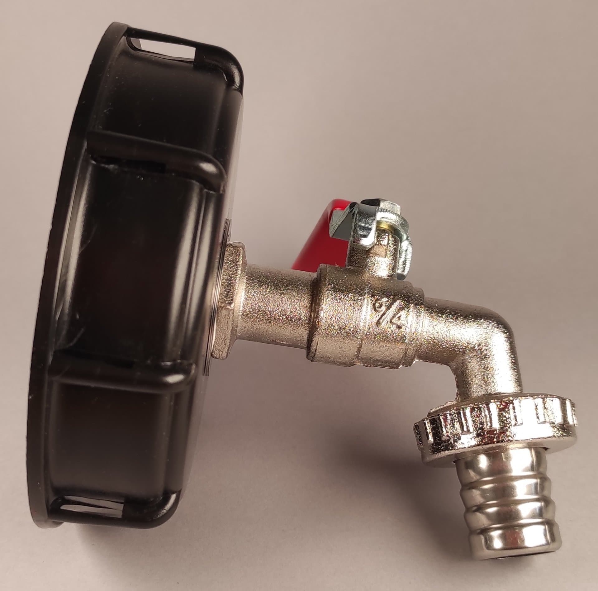 IBC redukce DN80 s mosazným kohoutem 3/4" - náhled 5