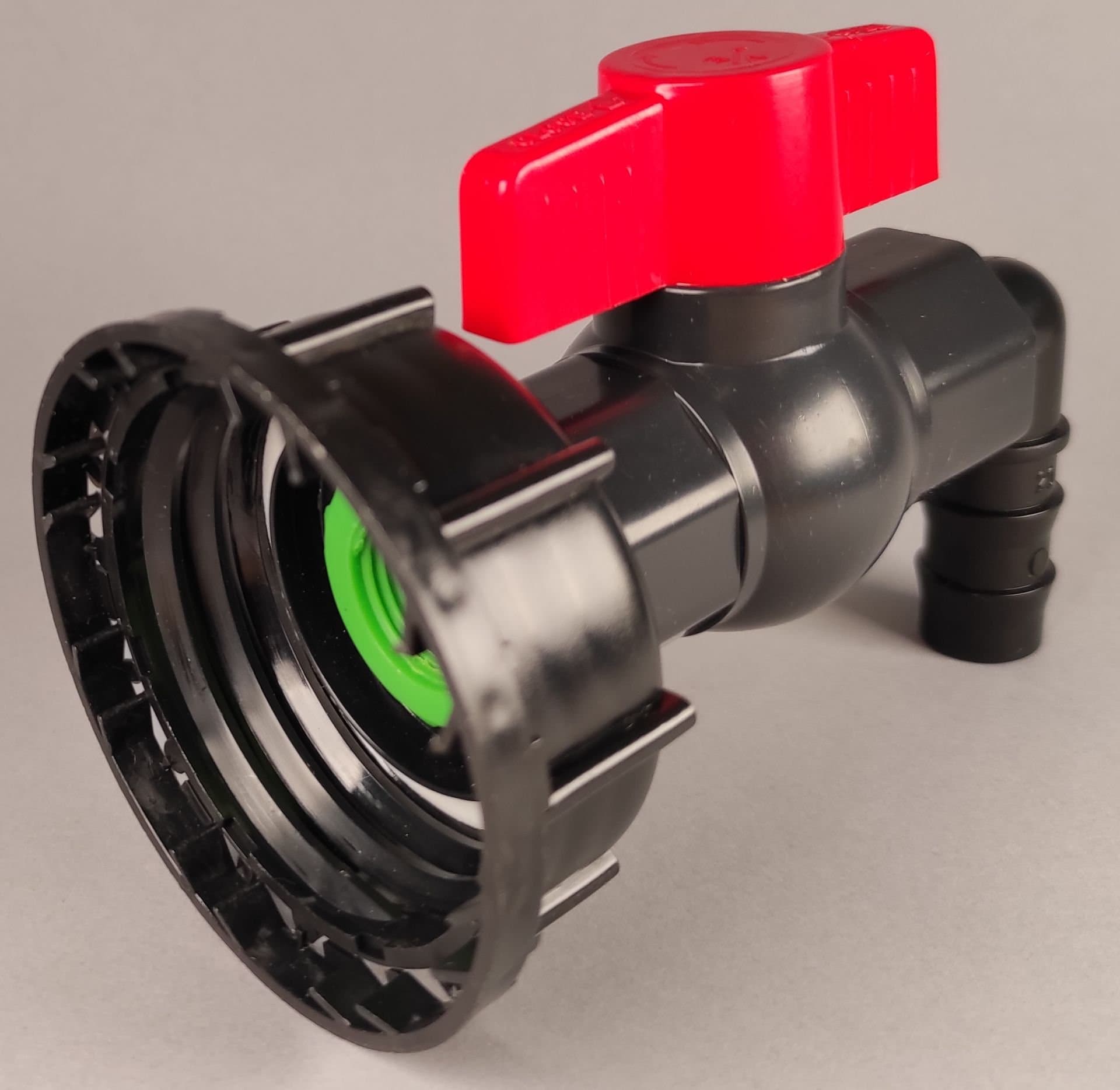 IBC redukce DN50 hrubý (S60x6), plastový kohout 3/4" - náhled 4