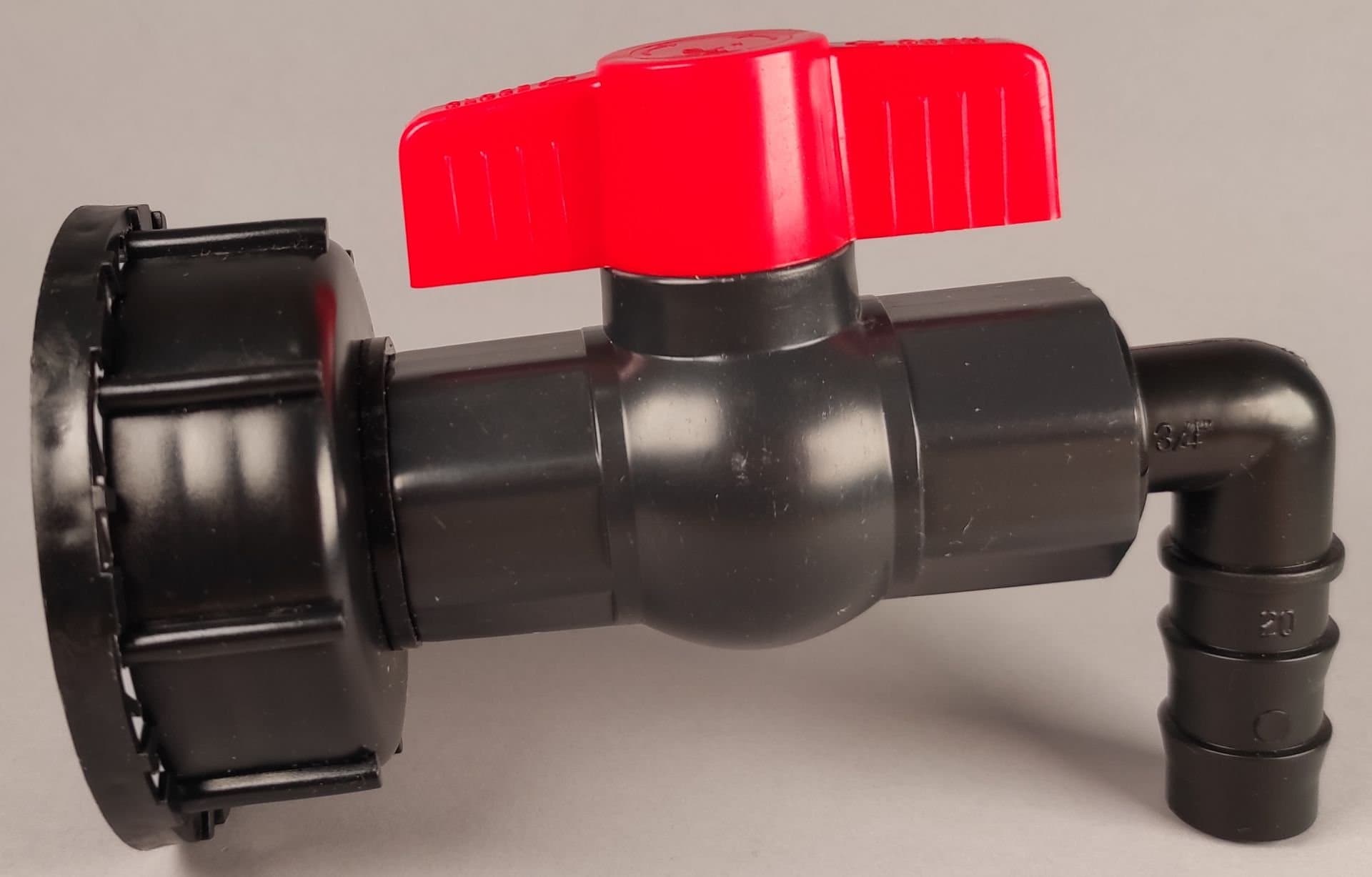 IBC redukce DN50 hrubý (S60x6), plastový kohout 3/4" - náhled 5